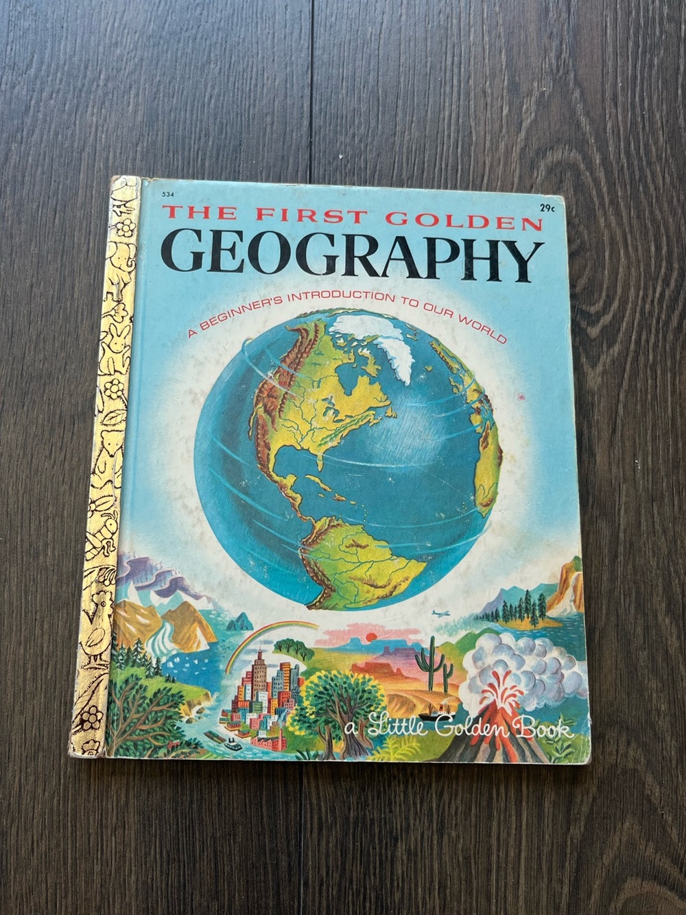 Vintage 1955 A Little Golden Book “The First Golden Geography” Children’s Book